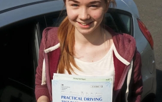 Samatha Tidbury passed with Flexdrive Driving School