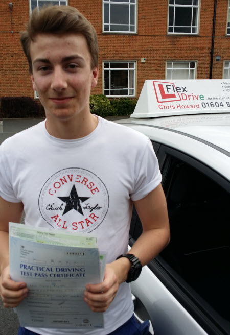 Ben Pendry has takrn driving lessons with Flexdrive Driving school