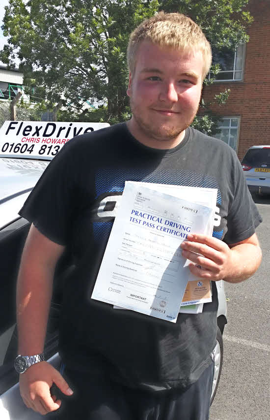 Charlie Taylor test pass - Northampton