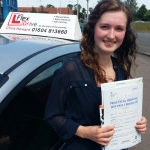 Daisy Edwards passed 1st time with Flexdrive Driving School