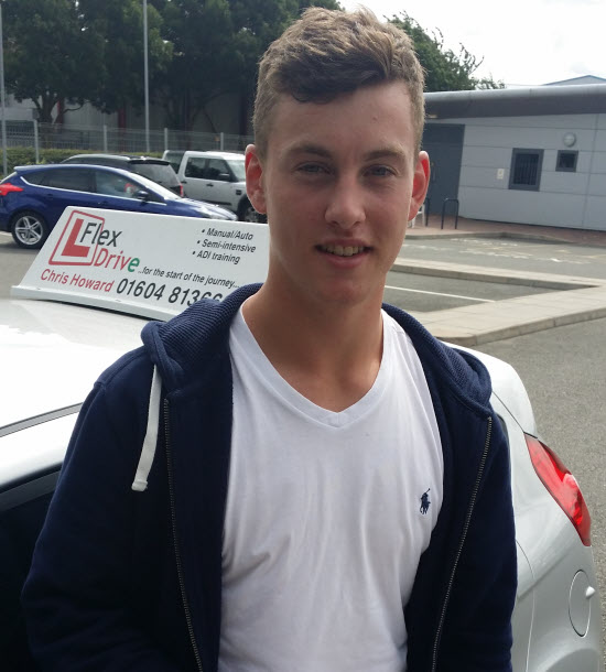 Driving Lessons Raunds-Hayden Talbot passes 1st time