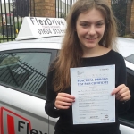 Driving Lessons Northampton | Katie passed having taken driving lessons with Flexdrive Driving School