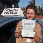 Driving lessons in earlsbarton. Amy ansell passes 1st time with flexdrive driving school