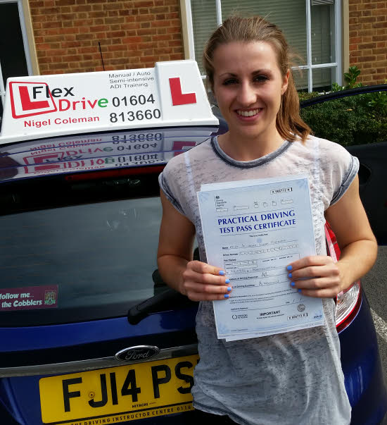 Driving lessons Northampton | Jo's testimonial