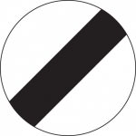 National speed limit sign - Flexdrive