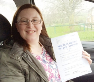 driving lessons in wellingborough | Hayley cooper passes with Flexdrive