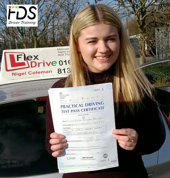 Driving Lessons in Kettering | Olivia passes 1st time with Flexdrive