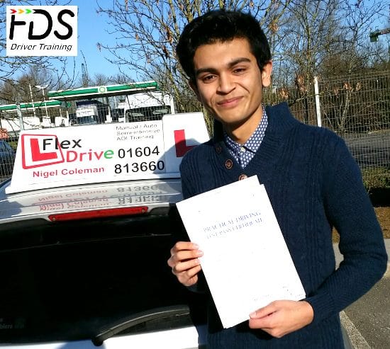 Driving Lessons in Wellingborough | Shaun DaCosta pases with Flexdrive Driving School