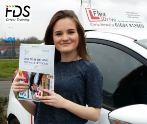 Driving lessons in wellingborough | Beth passes 1st time with Flexdrive Driving School