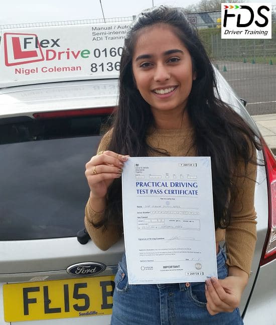 Driving Lessons in Kettering | Tianna passes 1st time with Flexdrive Driving school