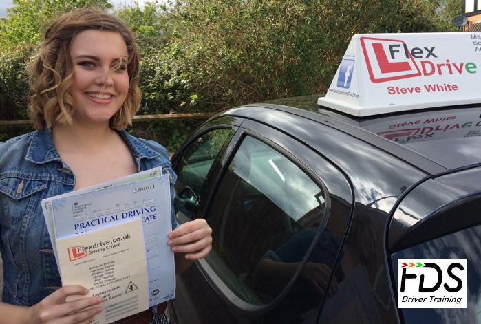 Driving Lessons in Kettering | Beth passes 1st time with Flexdrive Driving School