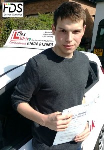 Driving Lessons in Wellingborough and Kettering | James Passes with Flexdrive Driving School