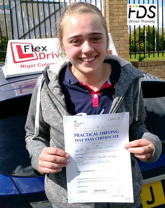 Driving Lessons in Northampton | Katie passed first time with Flexdrive Driving School