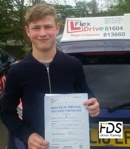 Driving Lessons in Kettering | Matt passed first time with Flexdrive Driving School