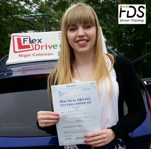 Driving Lesons in Kettering | Emma Passes 1st time with Flexdrive Driving School