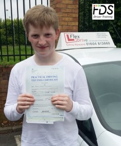 Driving Lessons in Northampton | James passes with Flexdrive Driving School