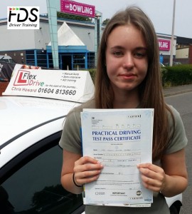 Driving Lessons in Wellingborough | Molly passes with Flexdrive Driving School