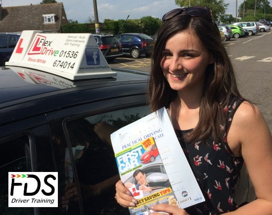 Driving Lessons in Wellingborough | Sarah passed1st time with Flexdrive Driving School