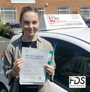 Driving Lessons in Northampton | Isla passed 1st time with Flexdrive Driving school