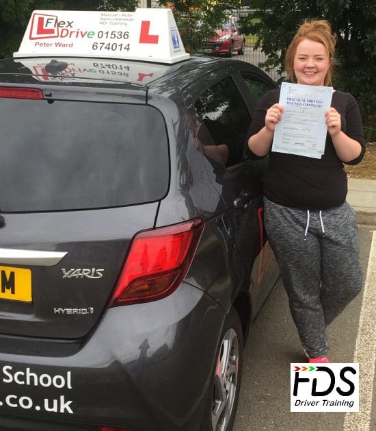 Automatic Driving Lessons in Corby | Mollie passed with Flexdrive Driving school