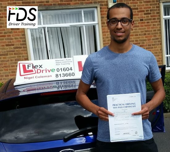 Driving Lessons in Northampton | Theo passed first time with Flexdrive Driving School