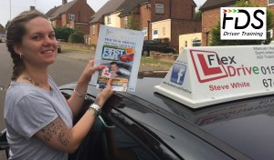 Driving Lessons in Kettering | Sarah passes with Flexdrive Driving School