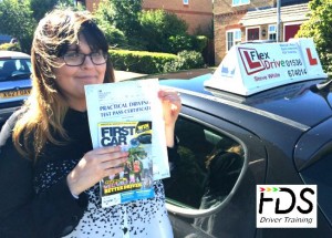 Driving Lessons in Wellingborough | Hollie passed 1st time with Flexdrive Driving School