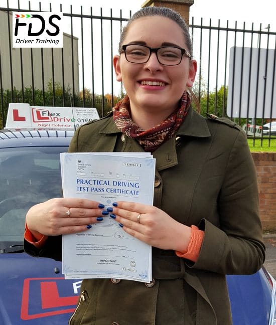 Driving Lessons in Northampton | Channelle Passed with Flexdrive Driving School