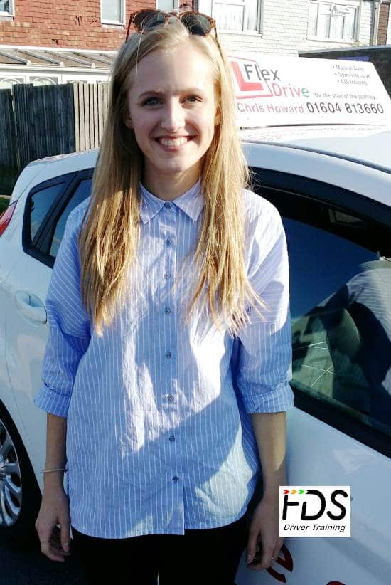 Driving Lessons in Wellingborough | Eva Passed 1st time with Flexdrive Driving School