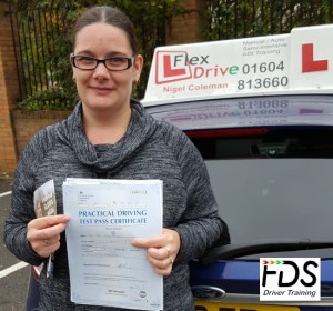 Driving Lessons in Northampton | Carla passed with Flexdrive Driving School