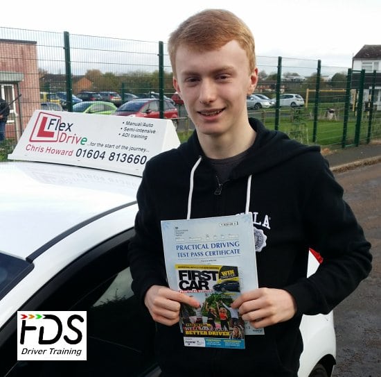 Driving Lessons in Wellingborough | Danny passewd 1st tme with Flexdrive Driving School