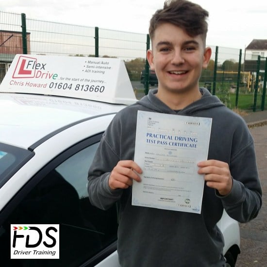 Driving Lessons in Wellingborough | Harru passed with Flexdrive Driving School