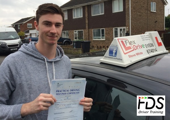 Driving Lessons in Kettering | Jack passed with Flexdrive Driving School