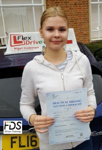 Driving Lessons in Northampton | Karina passes 1st time with Flexdrive Driving School