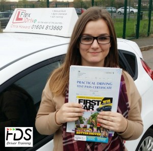 Driving Lessons in Wellingborough | Meg passed 1st time with Flexdrive Driving School