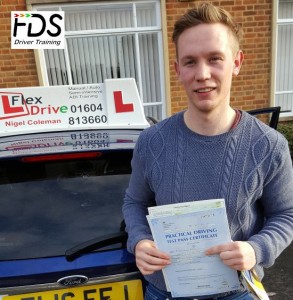 Driving Lessons in Northampton | Nick passed 1st time with Flexdrive Driving School