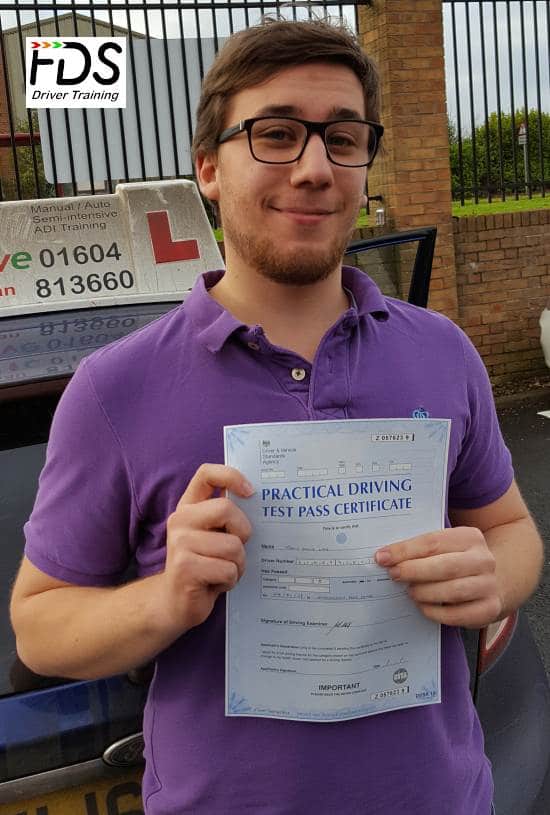 Driving Lessons in Northampton | Tanis passed with Flexdrive Driving School