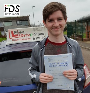 Driving Lessons in Wellingborough | Joe passed 1st time with Flexdrive Driving School