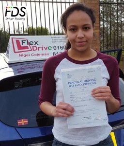 Driving Lessons in Northampton | Lydia passed 1st time with Flexdrive Driving School