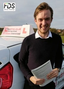 Driving Lessons in Wellingborough | Will passed 1st time with Flexdrive Driving School