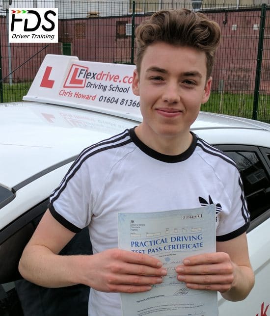 Driving Lessons in Wellingborough | Owen passed with Flexdrive Driving School