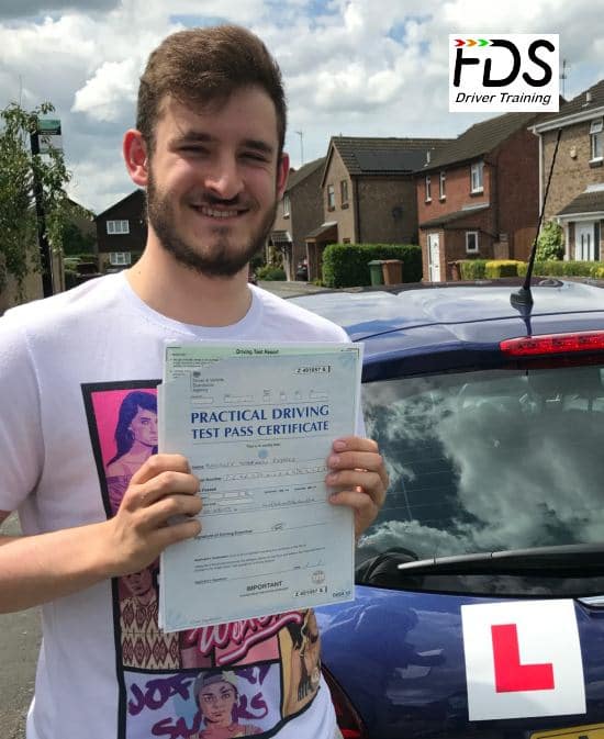 Driving Lessons in Wellingborough | Bradley passed 1st time with Flexdrive Driving School