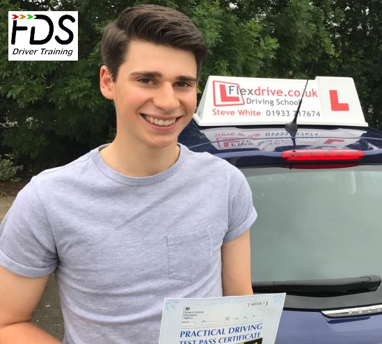 Driving Lessons in Kettering | James passed with Flexdrive Driving School