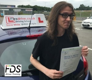 Driving Lessons in Kettering | Jamie passed with Flexdrive Driving School