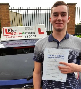 Driving Lessons in Northampton | Luke passes 1st time with Flexdrive Driving School