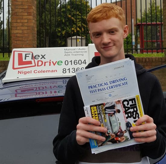 Driving Lessons in Northampton | Tom Passed with Flexdrive Driving School