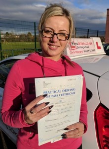 Driving Lessons in Wellingborough | Inga passed 1st time with Flexdrive Driving School