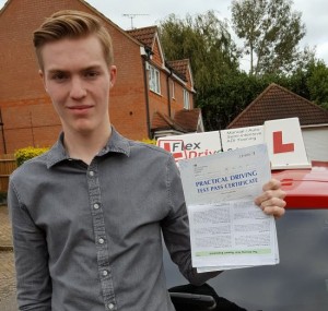 Driving Lessons Northampton | Liam passes 1st time with Flexdrive Driving School