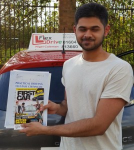 Driving Lessons Northampton | Osama passed with Flexdrive Driving School