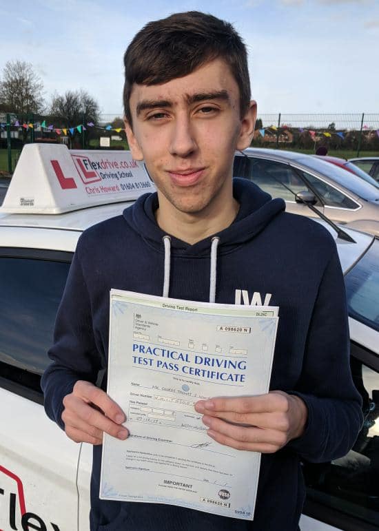 Driving Lessons in Wellingborough | George passed 1st time with Flexdrive Driving School